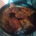 El cooksnap de Maria Fernanda Velasquez Oliveros cuando hizo Costillas de cerdo en salsa BBQ de mi autoría, con papas y aguacate.