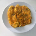 El cooksnap de Silvia cuando hizo Cazón en amarillo.