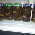 El cooksnap de Alejandra Azar cuando hizo Berenjenas en escabeche, a mi manera.
