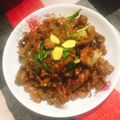 Cooksnap của Linhnguyen (Mẹ Bắp Sữa) khi họ làm theo món Bò xào Mông Cổ "chuẩn hàng"