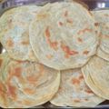 Cooksnap dari Kiky Hanafi untuk resep Roti Maryam/Canai/Parata Coklat (tanpa telur tanpa susu)