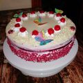 Dobos-Tóth Nikoletta Cooksnap-ja, amikor elkészítette a(z) Meggyes-vaníliás torta receptet.