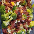 El cooksnap de Merche cuando hizo Brócoli con vinagreta de tomate seco.