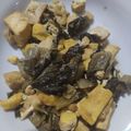 Cooksnap dari Vivi Agustin untuk resep Tahu kuning tumis sayur asin (sien chai chau toukan)