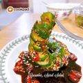 Cooksnap Mahadiah semasa beliau membuat Cucumber Spiral Salad.