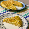 El cooksnap de Irene-Guirao cuando hizo Tortilla con calabacín.
