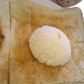 あおくんのまま's cooksnap of when they made はちみつバタートースト＠バニラアイス添え.