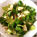 El cooksnap de Evita cuando hizo Ensalada con pera 🍐 y piñones 🥗(aderezo con mostaza y miel 🍯).