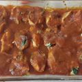 Sandie Drew's cooksnap of when they made Spinach & Ground Turkey stuffed shells.