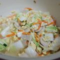 Cooksnap dari Hanani Han untuk resep Tumis Sawi Putih Bakso Orak Arik Telur