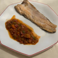 El cooksnap de Eduardo Agudo Alba cuando hizo Trucha con tomate, verduras y taquitos de jamón.