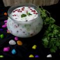 Sneha Patel's cooksnap of when they made દાડમ નુ રાઇતું (Pomegranate Raita Recipe In Gujarati).