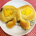 林小唯 的 氣炸烤箱 卡士達蝴蝶結麵包 （克林姆蝴蝶結麵包） cooksnap