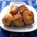 Benes Natália Cooksnap-ja, amikor elkészítette a(z) Túróval töltött rántott kifli vanília öntettel receptet.