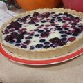 El cooksnap de Constanza Alexandra cuando hizo Kuchen sureño con mix de berries, leche condensada y yogur.