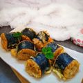 Cooksnap dari Erika Damayanti "Cemilan Kakak Mika" untuk resep Gimmari (Korean Deep Fried Seaweed Spring Rolls) — Versi Mie Instan