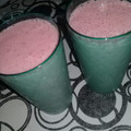 El cooksnap de Daiana cuando hizo Licuado de frutillas y banana con leche.