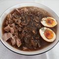 El cooksnap de El Laboratorio De Eri cuando hizo Ramen con solomillo de cerdo.