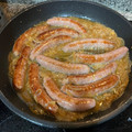 El cooksnap de Xelo Gl cuando hizo Salchichas al vino en MCC.