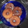 El cooksnap de Karen Sequeira cuando hizo Donas bañadas con chocolate 🍩.