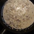 El cooksnap de Esther Sillero cuando hizo Salsa de setas.