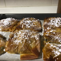 El cooksnap de PedroLuis cuando hizo Strudel clásico de manzana, nueces y pasas de uva.