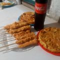 El cooksnap de Claudio Avendaño cuando hizo Banderillas de salchicha y queso.