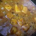 Bhumi का कुकस्नैप जब उन्होंने मटर पनीर की सब्जी (matar paneer ki sabzi recipe in Hindi) बनाया था।