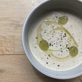 Clare Knivett's cooksnap of when they made Gazpacho Blanco.