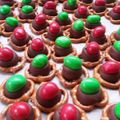 Devon's cooksnap of when they made Holiday Pretzels.