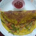 Dipika Bhalla का कुकस्नैप जब उन्होंने वेजिटेबल चीला (vegetable Chilla recipe in Hindi) बनाया था।