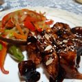 El cooksnap de Gabriela Vuillermoz cuando hizo Pollo teriyaki con arroz blanco🤤.