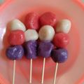 Cooksnap dari Nita Kumala Dewi untuk resep Hanami dango | 113 kalori / tusuk | cemilan diet