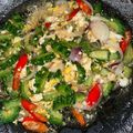 Cooksnap Abdul Jabrullah semasa beliau membuat Peria Katak Goreng Telur.