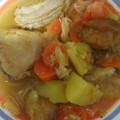 El cooksnap de Noemí Guillamón cuando hizo Conejo guisado.