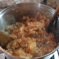 El cooksnap de Claudia Medina cuando hizo Mermelada de alcayota.