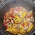 El cooksnap de Candi cuando hizo Pollo con almendras estilo chino.