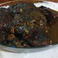 El cooksnap de Loolbe Pacheco cuando hizo Pierna al horno con ciruelas pasas.