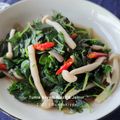Cooksnap dari bundaKiyya untuk resep Simeji Brazil Spinach (Tumis Bayam Brazil Simeji) Kitchentaste