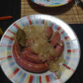 El cooksnap de Jose Estacio cuando hizo Salchichas frescas de pollo al vino.