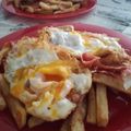El cooksnap de Andybell cuando hizo Huevos rotos con jamón.
