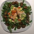 El cooksnap de Txarli cuando hizo Ensalada de aguacates con langostinos.