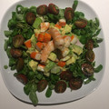 El cooksnap de Txarli cuando hizo Ensalada de aguacates con langostinos.