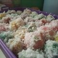 Cooksnap dari Rinka Loumitha untuk resep Klepon rainbow