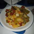 El cooksnap de Aida cuando hizo Judías verdes con chorizo.