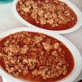 El cooksnap de Manuel Lopez cuando hizo Huevo en chile seco.