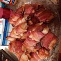 devynsgirl10's cooksnap of when they made Bacon wrapped chicken bites.