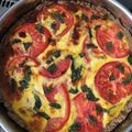 El cooksnap de Larii Oliver cuando hizo Tarta Caprese.