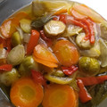 El cooksnap de Celeste Lopardo cuando hizo Repollitos en escabeche.