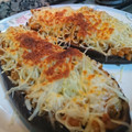 El cooksnap de Anna cuando hizo Berenjenas de pollo y tomate al microondas para tupper.